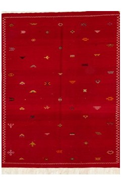 Red Amazigh Rug 1263