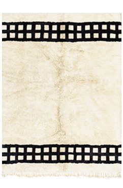 Traditional Checkered Rug 1965