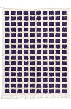 Velvet Checkerboard Rug 2023