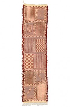 Vintage Soft Red Rug 1087