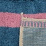 Blue and Pink Contemporary Rug 3020