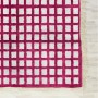 Hot Pink Chequerboard Rug 2237