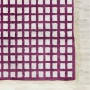 Purple Chequerboard Rug 2235