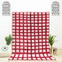 Red Chequerboard Rug 2238