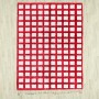 Red Chequerboard Rug 2238